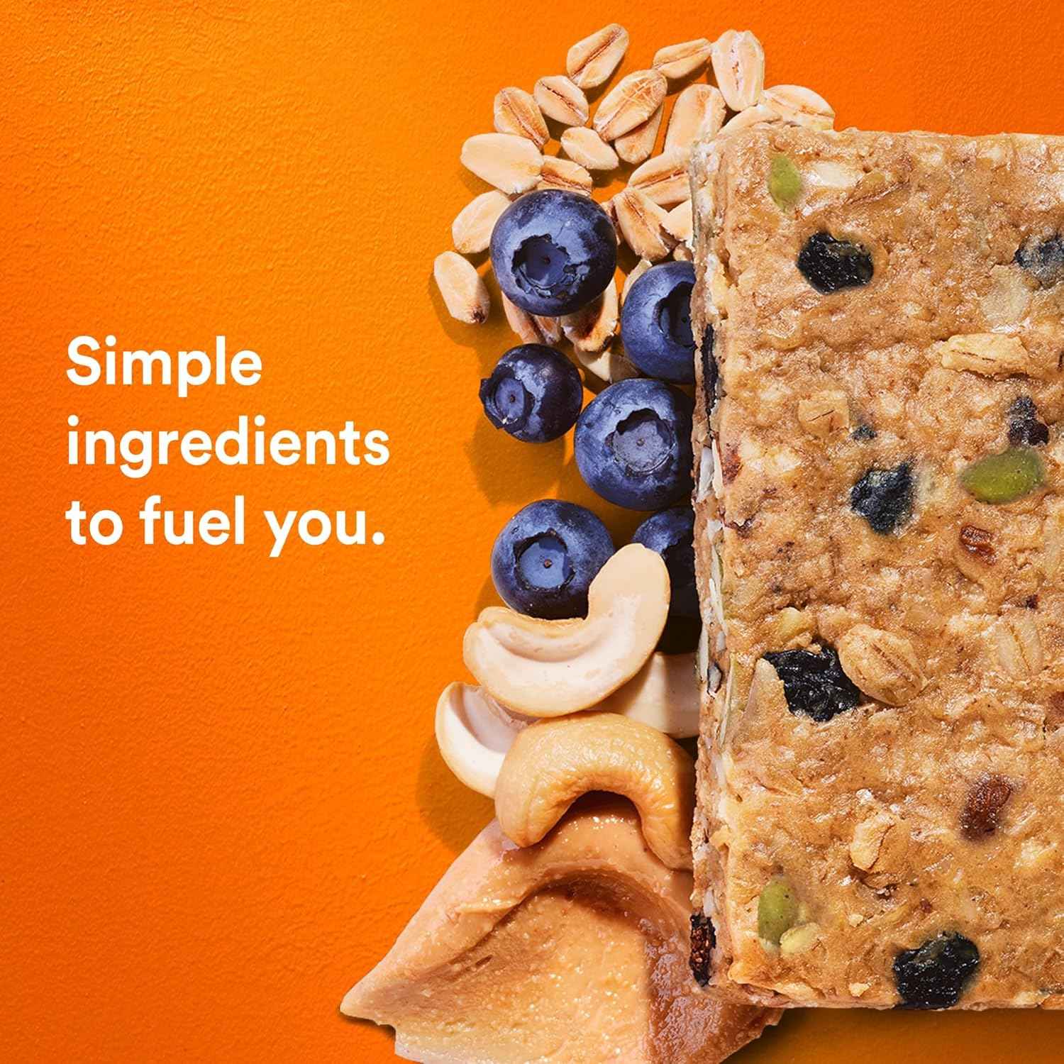 RXBAR Nut Butter and Oat Protein Bars, Protein Snacks, Snack Bars, Blueberry Cashew Butter