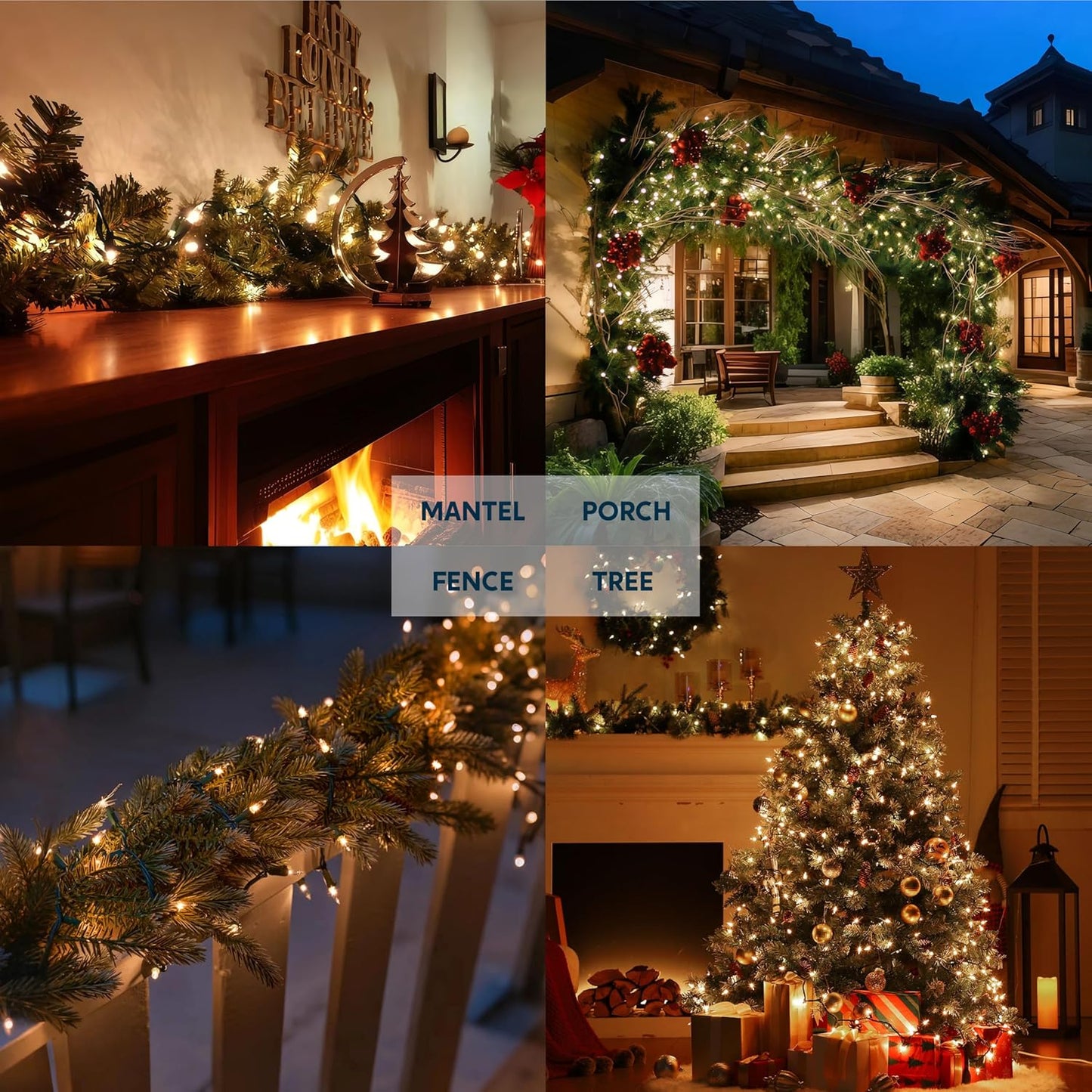 Joiedomi_Clear_Christmas_String_Lights_Indoor,300(3x100)_Mini_White_Fairy_Light,64.2_FT_Lighting_Decor_for_Patio_Dorm_Classroom_Bedroom_Holiday_Wedding_Party_Garland_Birthday_Festival,Green_Wire