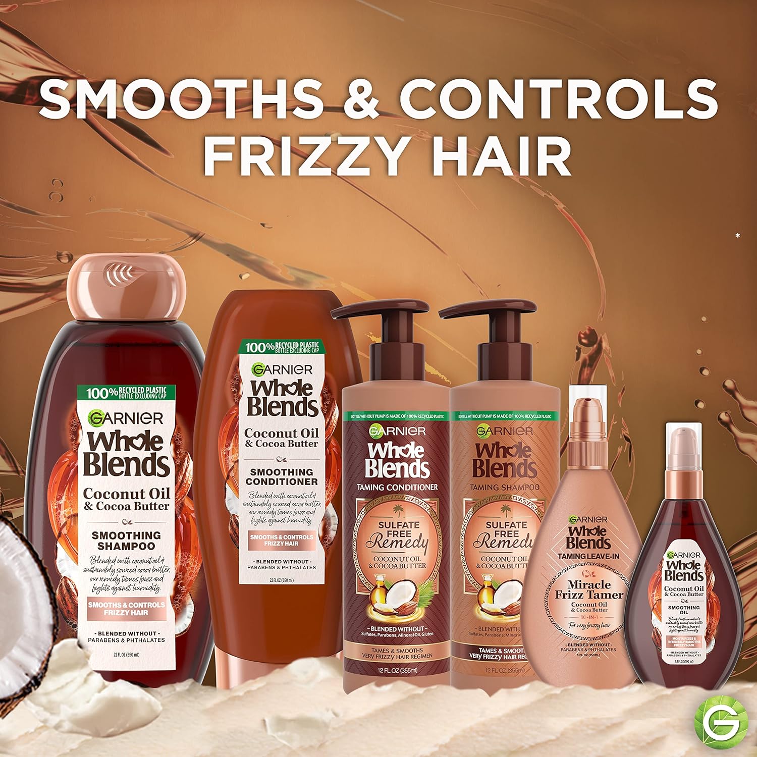 Garnier_Whole_Blends_Coconut_Oil_&_Cocoa_Butter_Smoothing_Shampoo_and_Conditioner_Set_for_Frizzy_Hair,_22_Fl_Oz_(2_Items),_1_Kit_(Packaging_May_Vary)