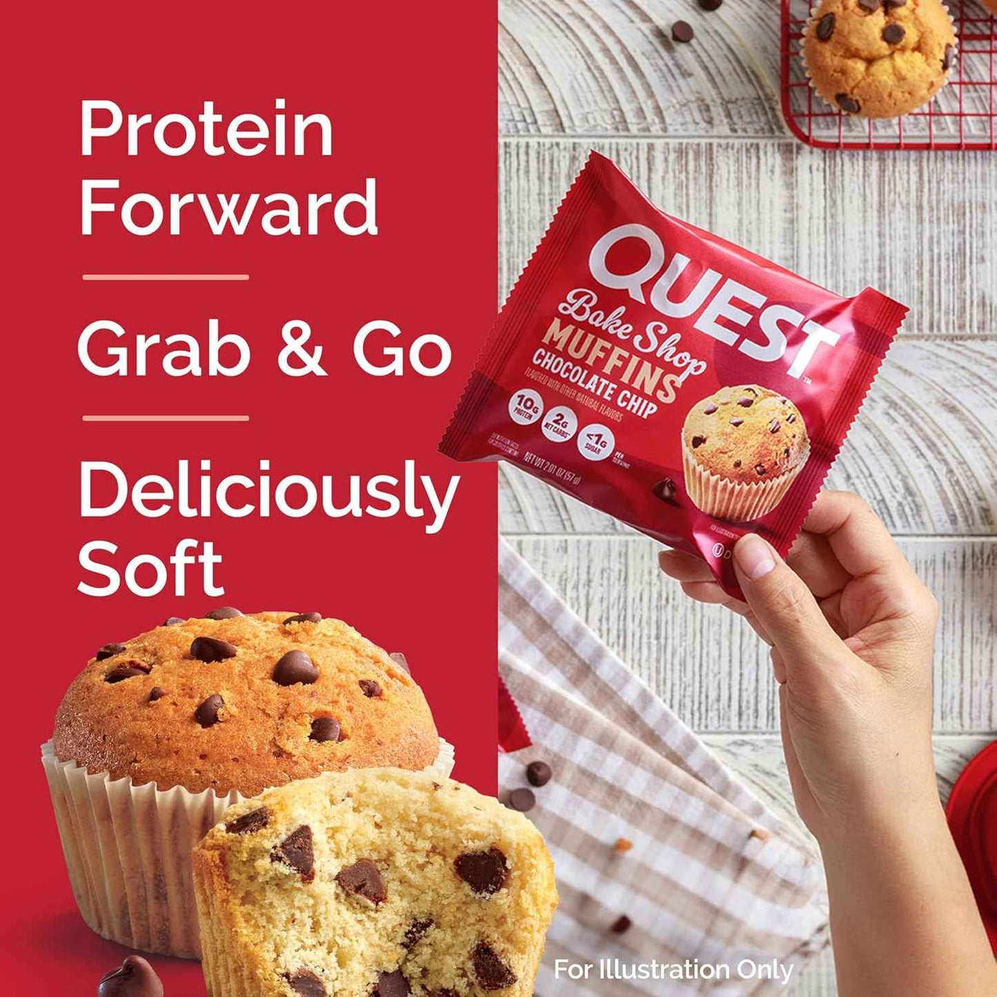 Quest Nutrition, 10g Protein, 2g Net Carb, Less than 1g Sugar, Protein Snack