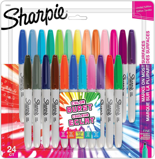 Sharpie_Color_Burst_Permanent_Markers,_Fine_Point,_Assorted,_24_Pack_(1949557)