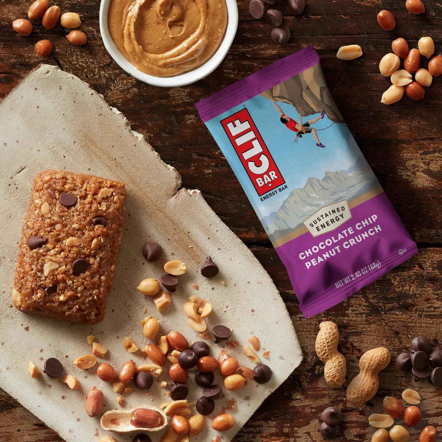 CLIF BAR - Energy Protein Bars - Variety Pack - 4 Flavors - Made with Organic Oats - Energy Bars - Non-GMO