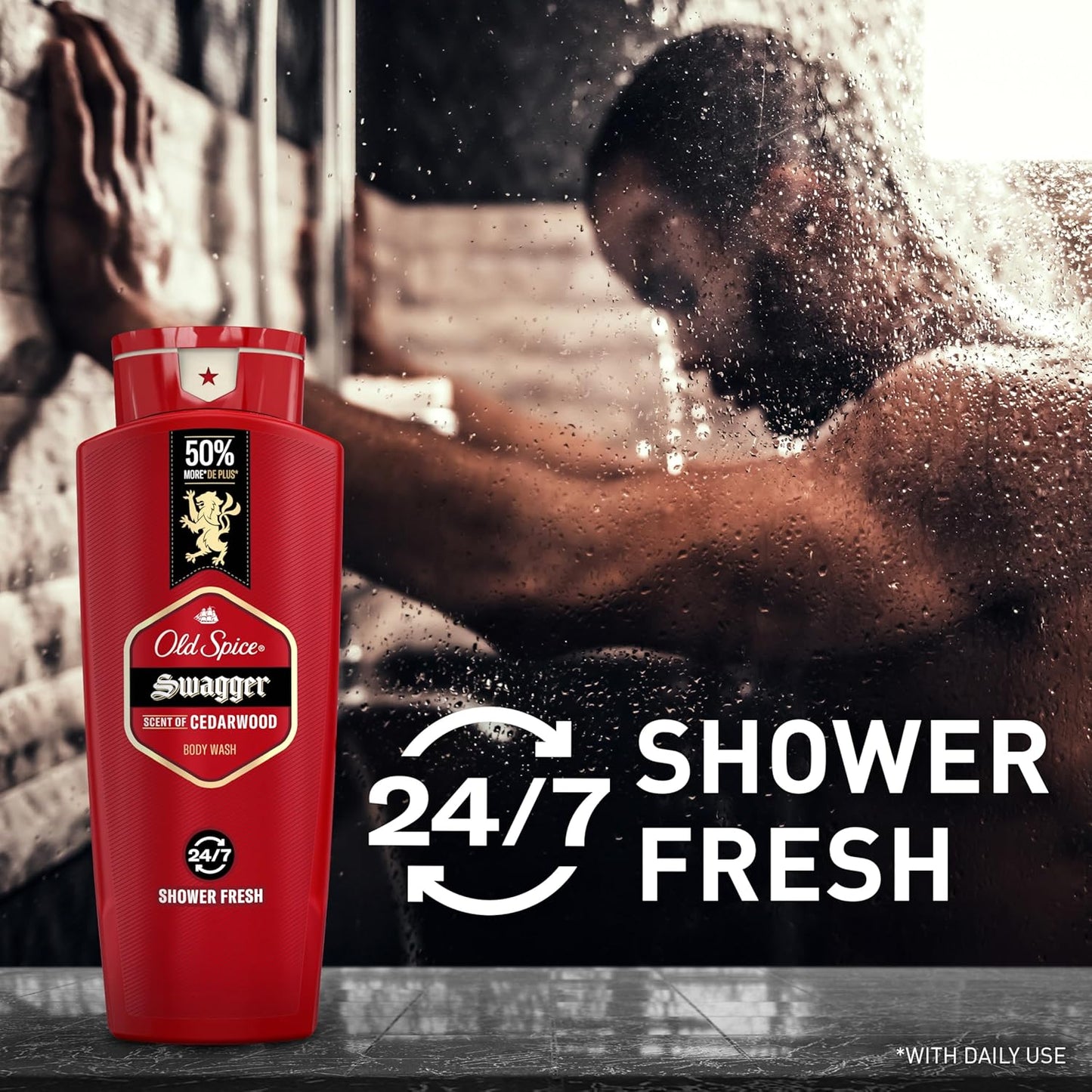 Old_Spice_Refreshing_Body_Wash_for_Men,_3X_Defense,_24/7_Shower_Fresh_with_Long_Lasting_Scent,_Red_Collection,_Swagger_with_Cedarwood_Scent,_24_oz_(Pack_of_4)