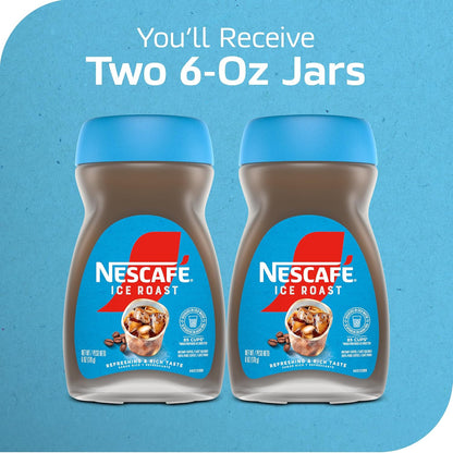 NESCAFE_Ice_Roast,_Instant_Iced_Coffee,_2_Jars_(6_Oz_Each)