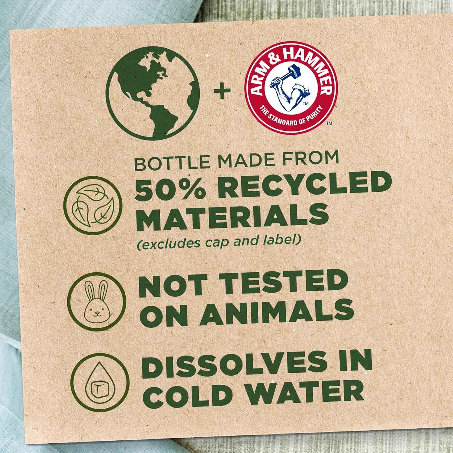 ARM & HAMMER Clean Scentsations In-Wash Scent Booster, Laundry Scent Booster Purifying Waters scent