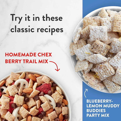 Blueberry Chex Cereal, Gluten Free Breakfast Cereal, Made with Whole Grain