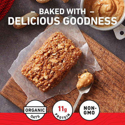 CLIF BAR - Energy Protein Bars - Crunchy Peanut Butter - Made with Organic Oats - Energy Bars - Non-GMO - (5 Pack)