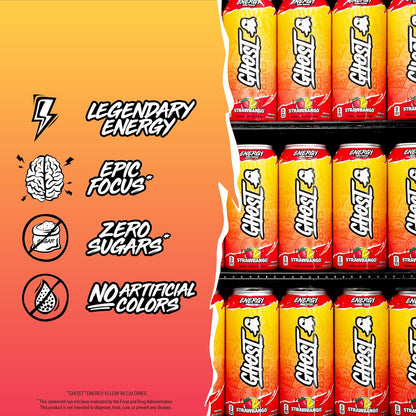 GHOST_Energy_Drink_-_12-Pack,_Strawbango,_16oz_-_Energy_&_Focus_&_No_Artificial_Colors_-_200mg_of_Natural_Caffeine,_L-Carnitine_&_Taurine_-_Gluten-Free_&_Vegan