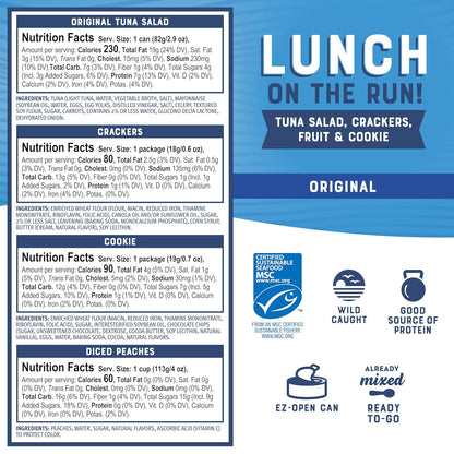 Bumble_Bee_Lunch_On_The_Run_Tuna_Salad_with_Crackers_Kit,_8.2_oz_(Pack_of_4)_-_Ready_to_Eat,_Includes_Crackers,_Cookie_&_Peaches_-_Wild_Caught_Tuna_-_Shelf_Stable_&_Convenient_Source_of_Protein