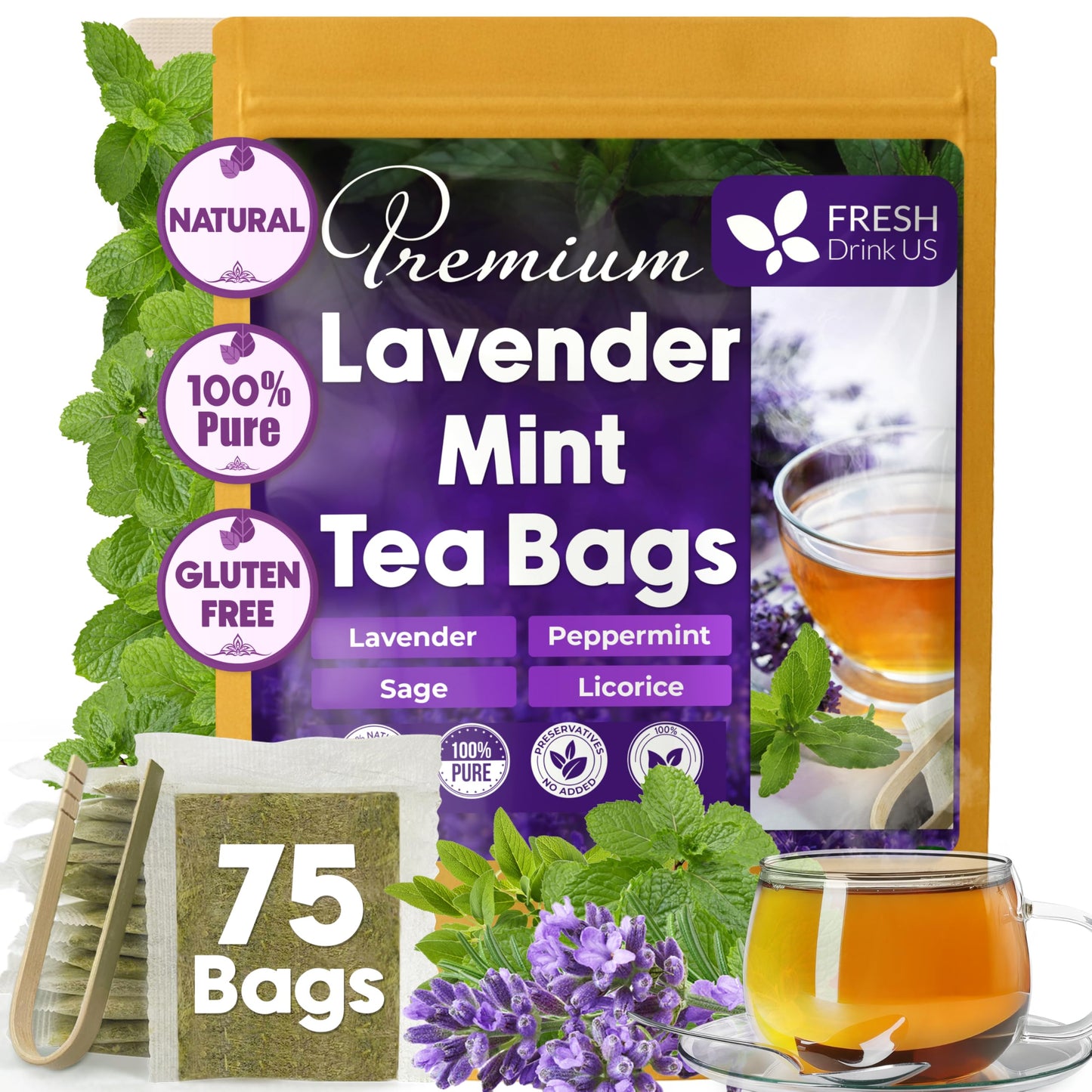 Lavender Mint - 75 Tea Bags