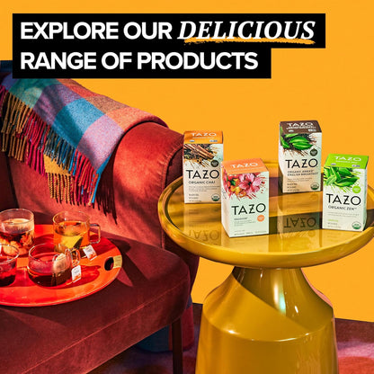 TAZO_Organic_Chai_Black_Tea_Bags,_Blend_of_Black_Teas,_Ginger,_Cinnamon,_Black_Pepper_&_Cardamom,_96_Total_Tea_Bags_(16ct_-_Pack_of_6)