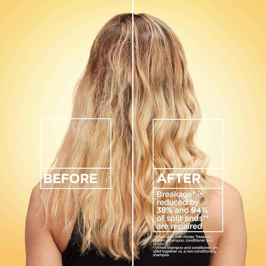 Garnier Whole Blends Repairing Shampoo and Conditioner Set for Dry, Damaged Hair