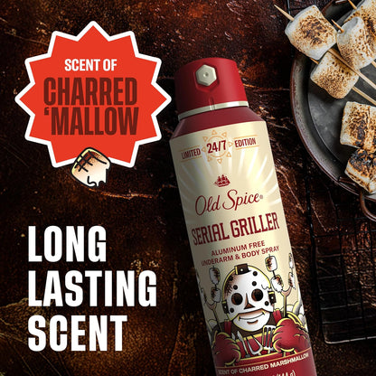 Old_Spice_Aluminum_Free_Body_Spray_for_Men,_Summerdudes,_24/7_Odor_Control,_24/7_Sunny_Freshness_&_Long_Lasting_Scent,_Limited_Edition,_Serial_Griller_with_Charred_Marshmallow_Scent,_5.1_oz