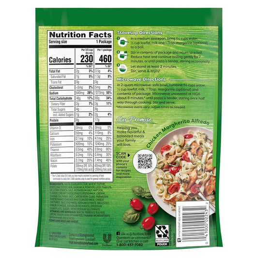 Knorr Pasta Sides Alfredo Broccoli Fettuccine For Delicious Quick Pasta Side Dishes 4.5 oz
