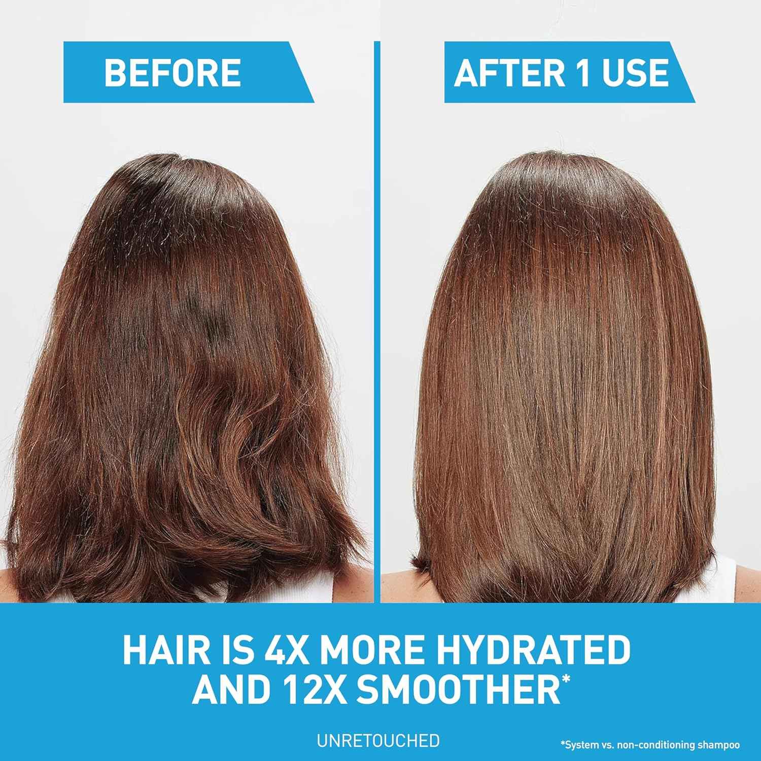 CeraVe Hydrating Anti Dandruff Shampoo, 1% Pyrithione Zinc Dandruff Treatment With Ceramides, Niacinamide & Hyaluronic Acid, Helps Eliminate Flakes & Provides Itchy Scalp Relief, Sulfate Free, 19 Oz