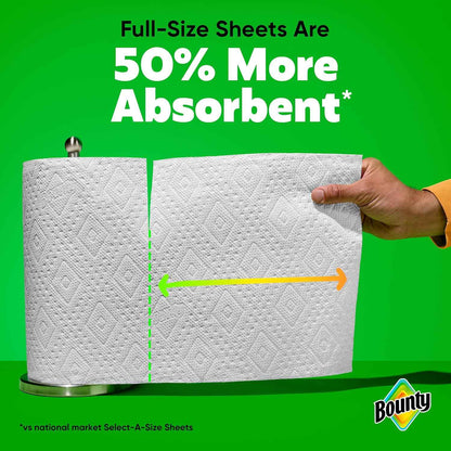 Bounty Full Sheet Paper Towels, White