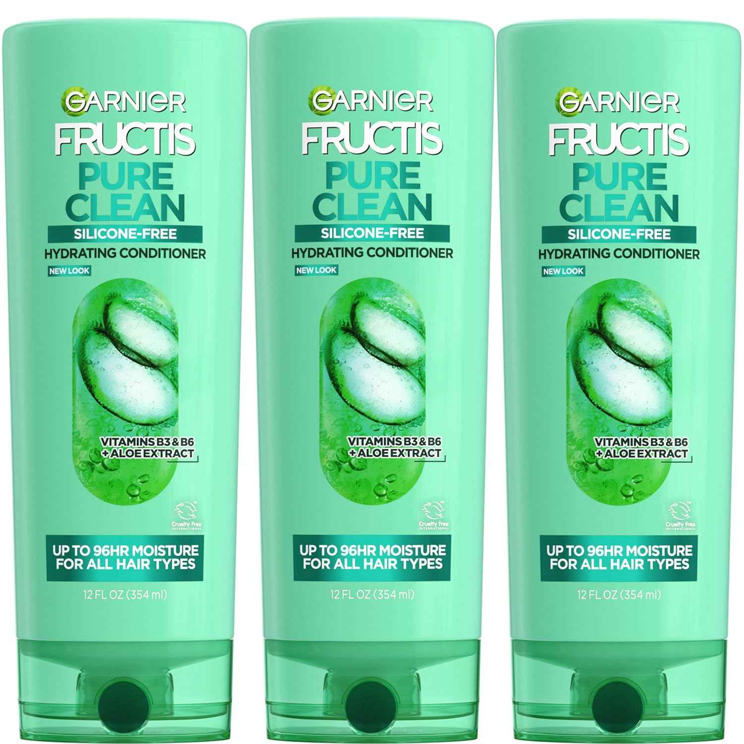 Garnier Fructis Pure Clean Hydrating Conditioner – Mindful Self-Care Hair Ritual for Sensitive Scalps