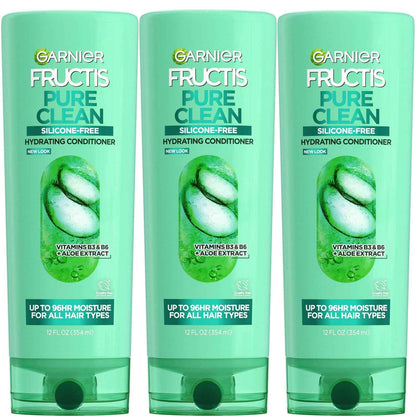 Garnier Fructis Pure Clean Hydrating Conditioner – Mindful Self-Care Hair Ritual for Sensitive Scalps