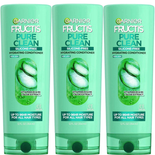 Garnier Fructis Pure Clean Hydrating Conditioner – Mindful Self-Care Hair Ritual for Sensitive Scalps