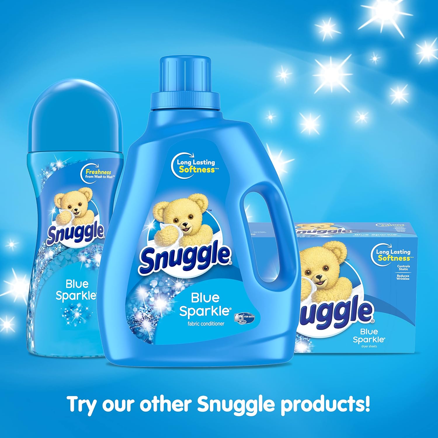 Snuggle_Fabric_Softener_Dryer_Sheets,_Blue_Sparkle,_200_Count