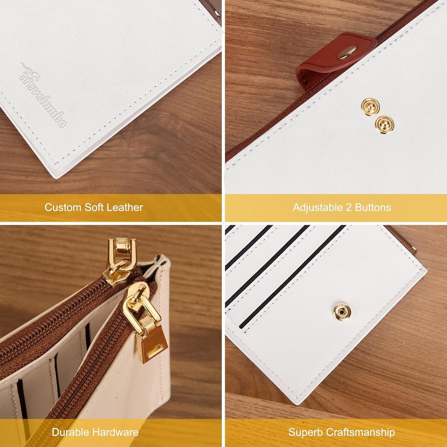 Travelambo_Womens_Wallet_Slim_RFID_Blocking_Bifold_Credit_Card_Holder_Wallet_with_16_Card_Slots,_2_Zippered_Pockets