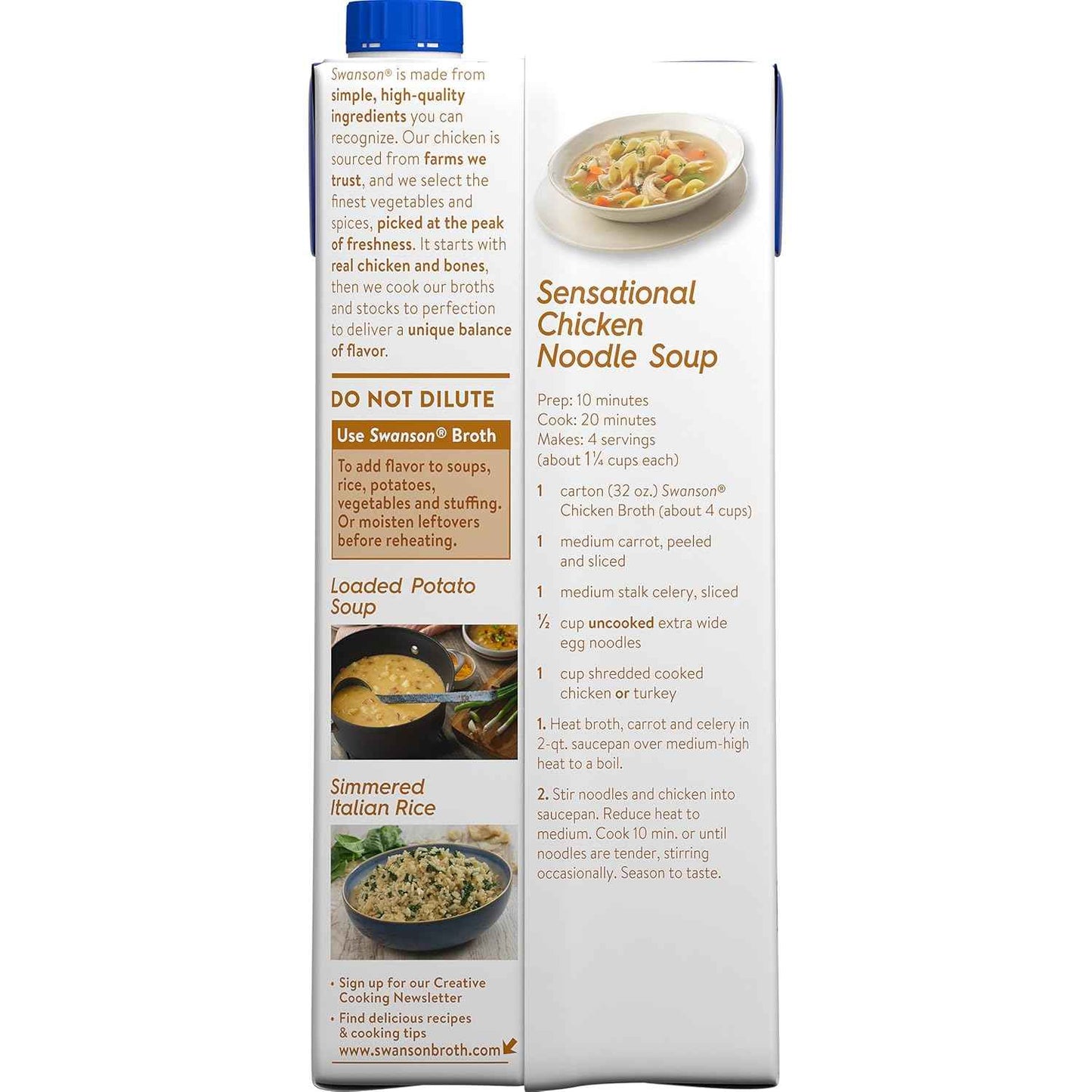 Swanson Chicken Broth – Simple, Clean-Ingredient Pantry Essential for Home Kitchens