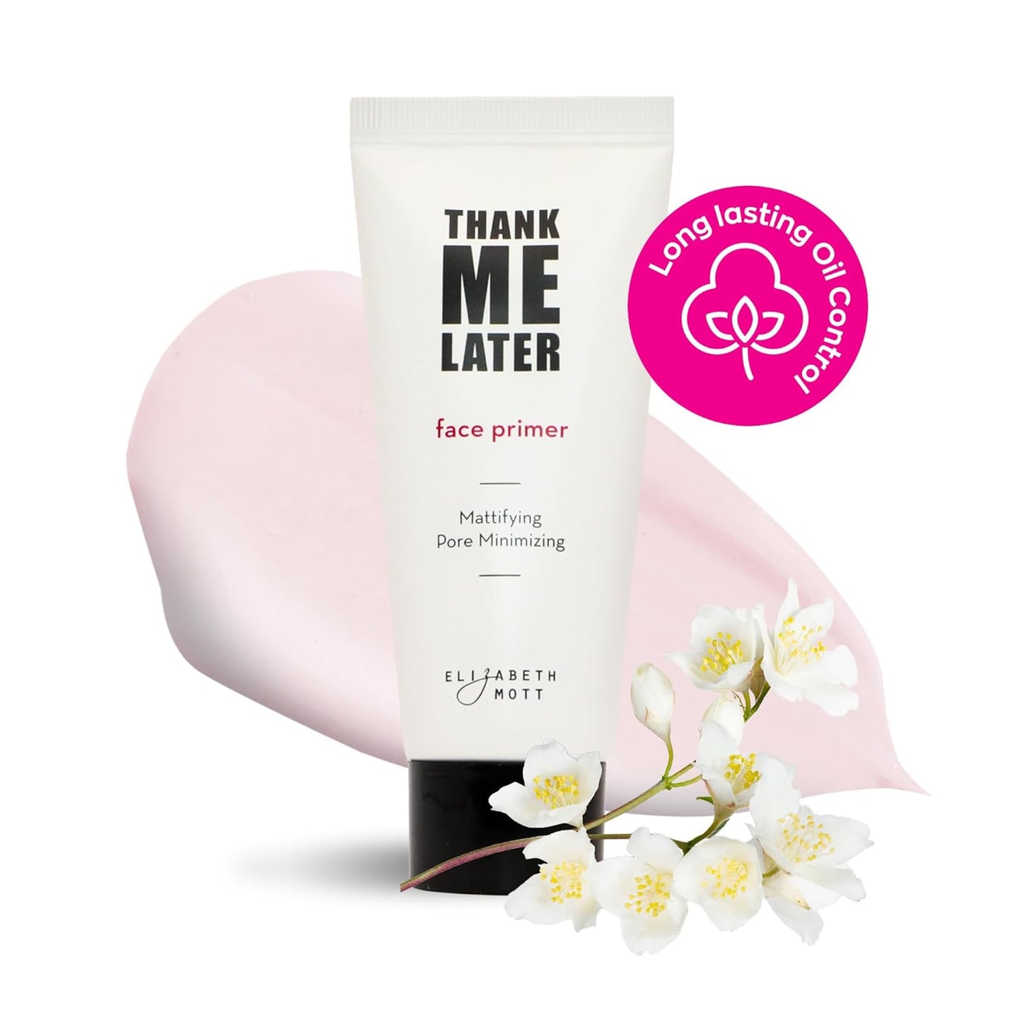 Elizabeth_Mott_Thank_Me_Later_Face_Primer_-_Mattifying_Makeup_Base_Primer_for_Shine_and_Oil_Control_-_Pore_Minimizer,_Hides_Wrinkles_and_Fine_Lines_–_Long-lasting_Power_Grip_Formula,_30g_Cosmetic