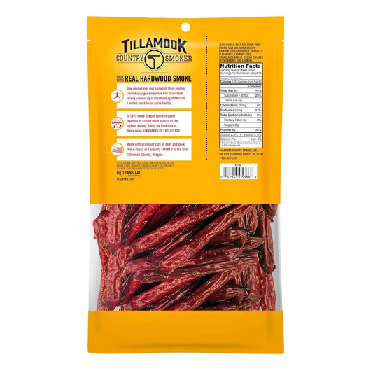 Tillamook Country Smoker Italian Style Sausage Sticks – Portable Snack for Hunters and Cyclists, Hardwood Smoked Beef and Pork