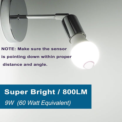 9w a19 led bulb, 60w incandescent equivalent, 800 lumens at 5000k daylight