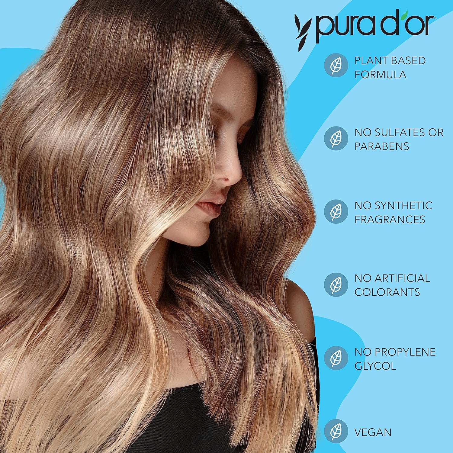 PURA_D'OR_Scalp_Therapy_Shampoo_Hydrates_&_Nourishes_Scalp_-_Scalp_Shampoo_For_Itchy_Flaky_Scalp_w/Tea_Tree,_Peppermint,_Patchouli,_Cedarwood,_Clary_Sage,_Argan_Oil,_Tea_Tree_Peppermint_Scent_16_Oz