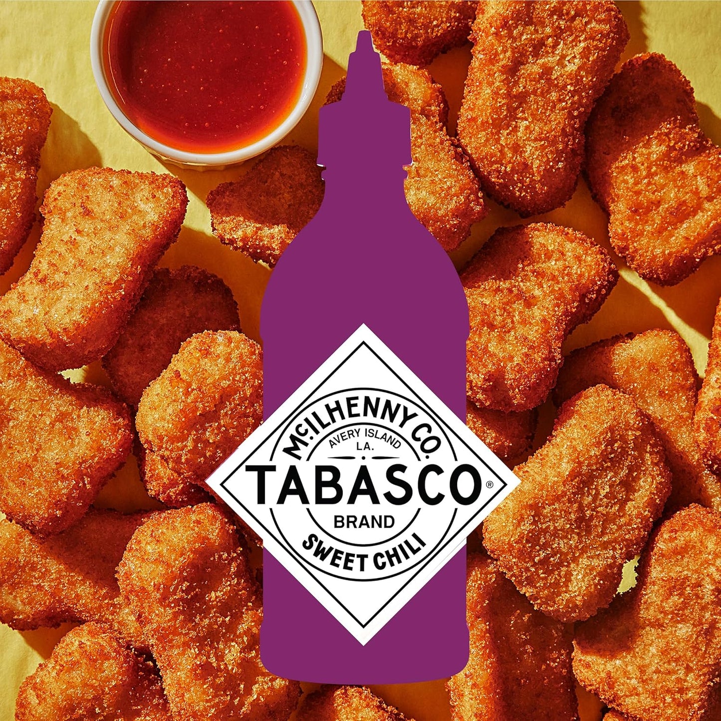 TABASCO_Brand_Sweet_Chili_Sauce,_Mild_Hot_Sauce,_Easy-to-Squeeze_Bottle,_Perfect_Balance_of_Sweet_&_Heat,_Versatile_Flavor,_Great_on_Fish_Tacos,_Salads,_Asian_Food_&_More,_11_Oz_(Pack_of_1)
