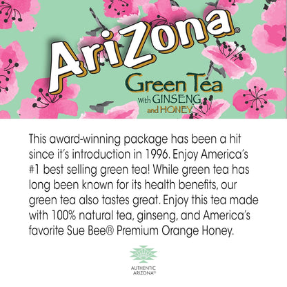 AriZona_Green_Tea_with_Ginseng_and_Honey/_Sweet_Tea/_Arnold_Palme_-_Big_Can,_22_Fl_Oz_(Pack_of_12)