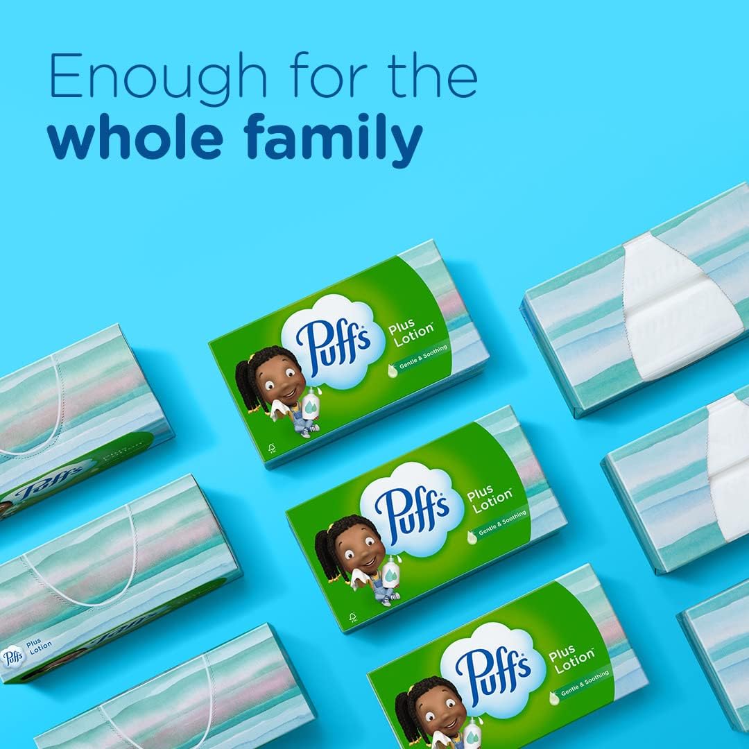 Puffs_Plus_Lotion_Facial_Tissue,_4_Cube_Boxes,_56_Tissues_Per_Box_Pack_Room_Napkin