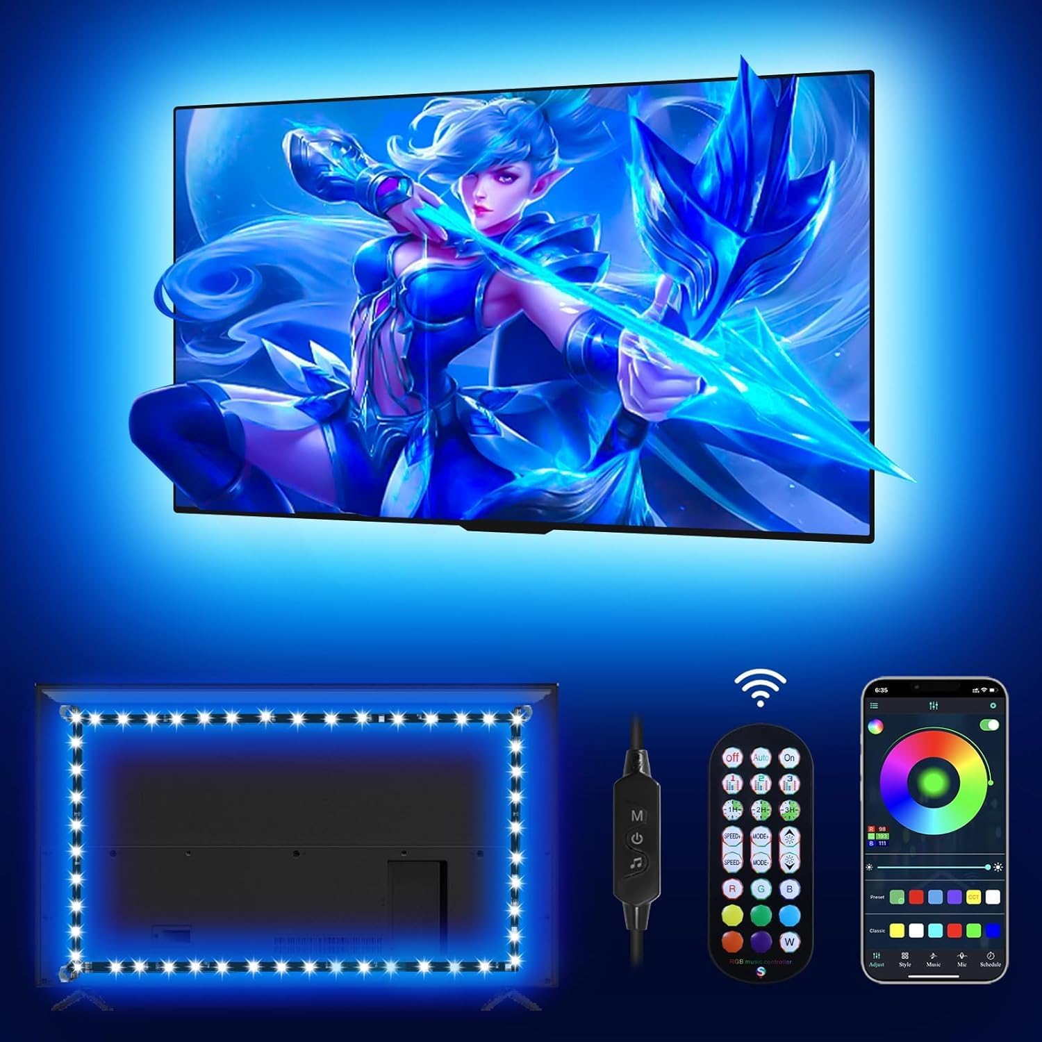 TV_Led_Lights,_Led_Lights_for_TV_Led_Backlight_._TV_Led_Light_Strip,_RGB_Color_Changing_Led_TV_Light_with_Remote,_Music_Sync_Bluetooth_APP_Control_USB_Powered