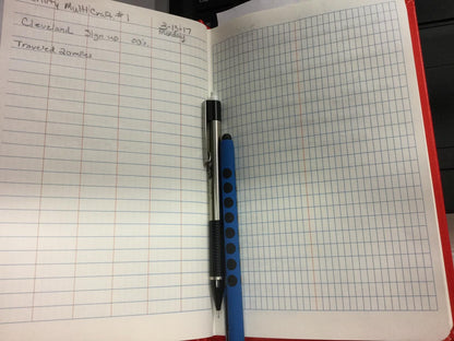 Elan_Publishing_Company_E64-8x4_Field_Surveying_Book_4_⅝_x_7_¼,_Bright_Orange_Cover