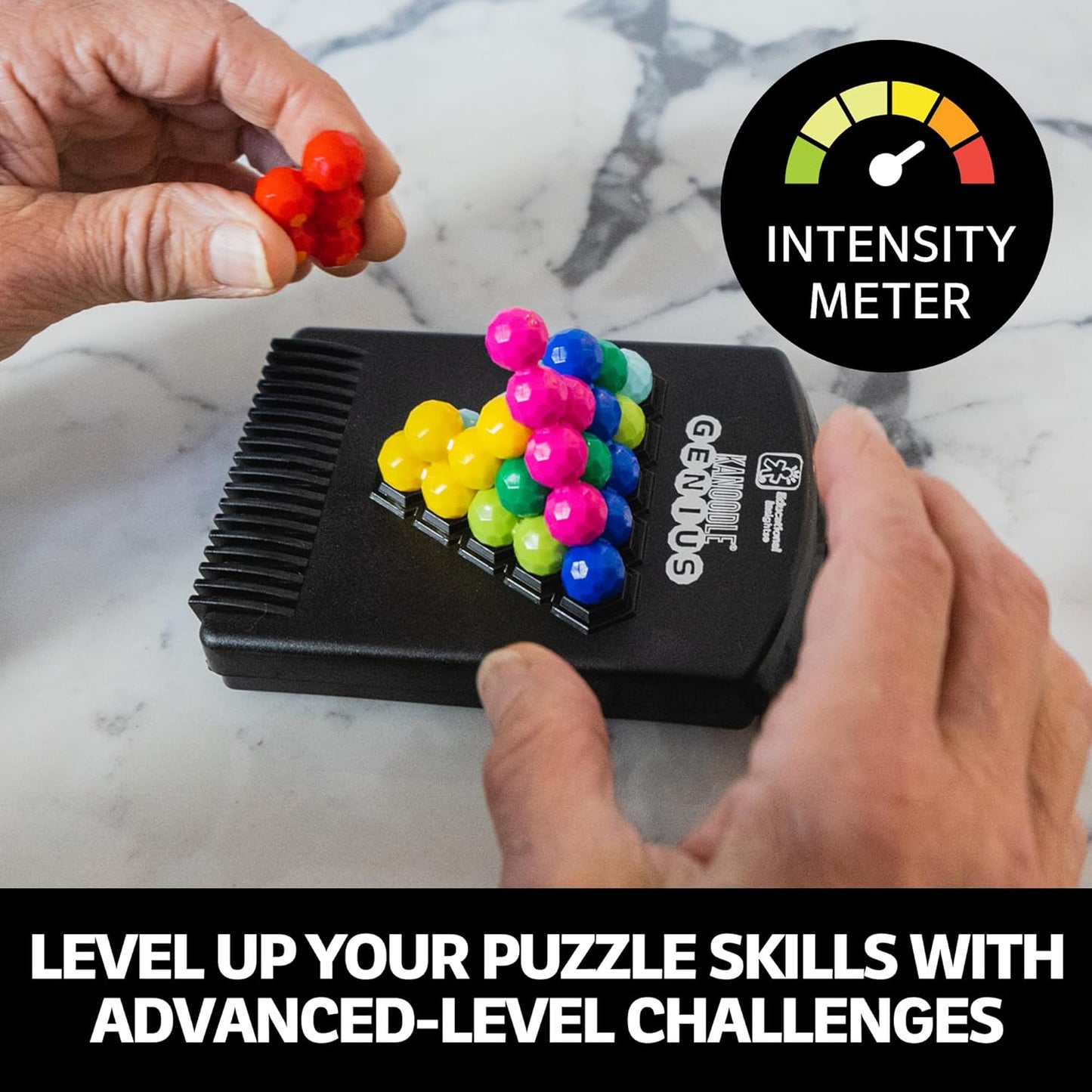 Educational_Insights_Kanoodle_Genius_3-D_Puzzle_Brain_Teaser_Game_for_Adults,_Teens_and_Kids,_Travel_Games,_Gift_for_Ages_8+