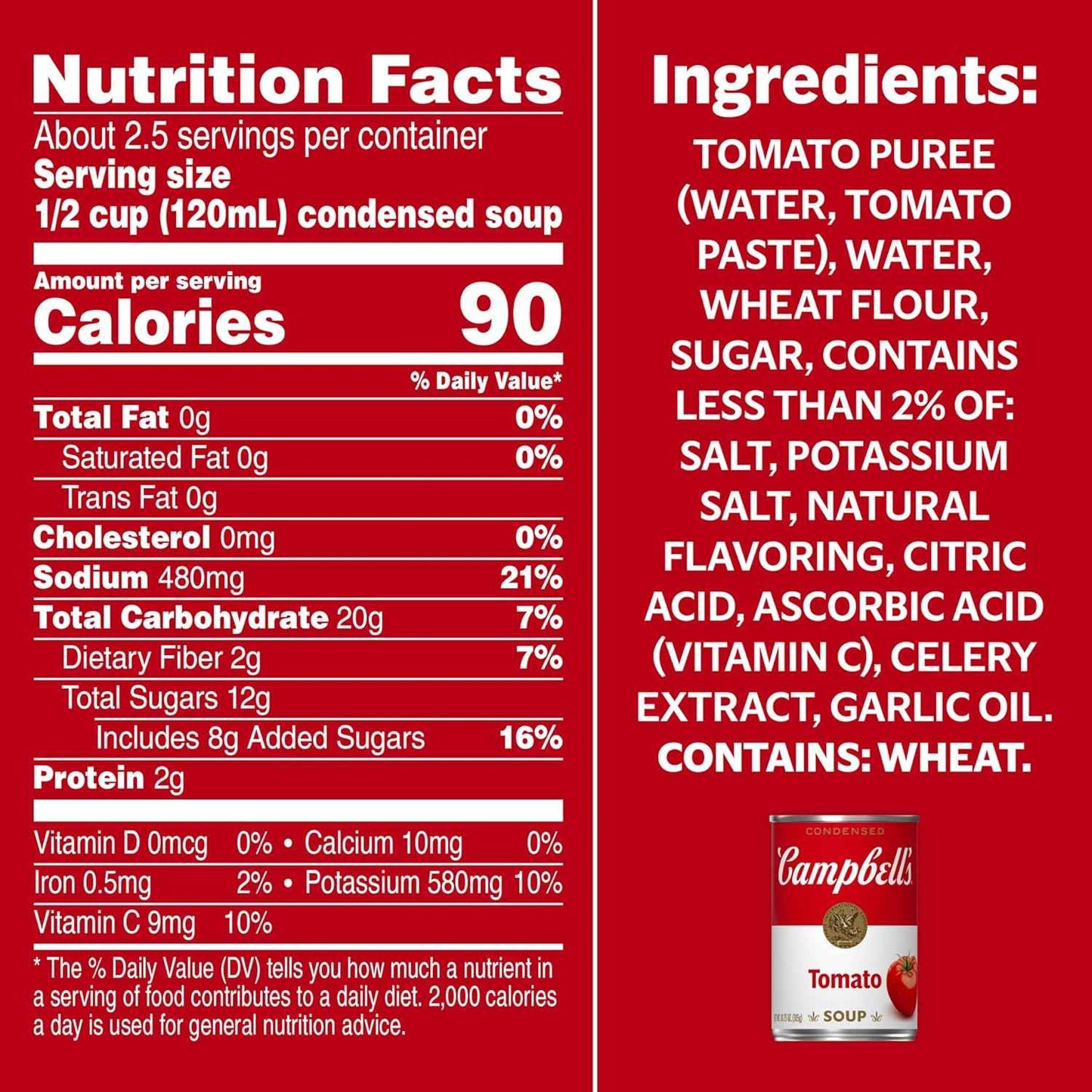Campbell's Condensed Tomato Soup – No-Microwave Family Lunchbox Soup for Busy Parent Meal Prep