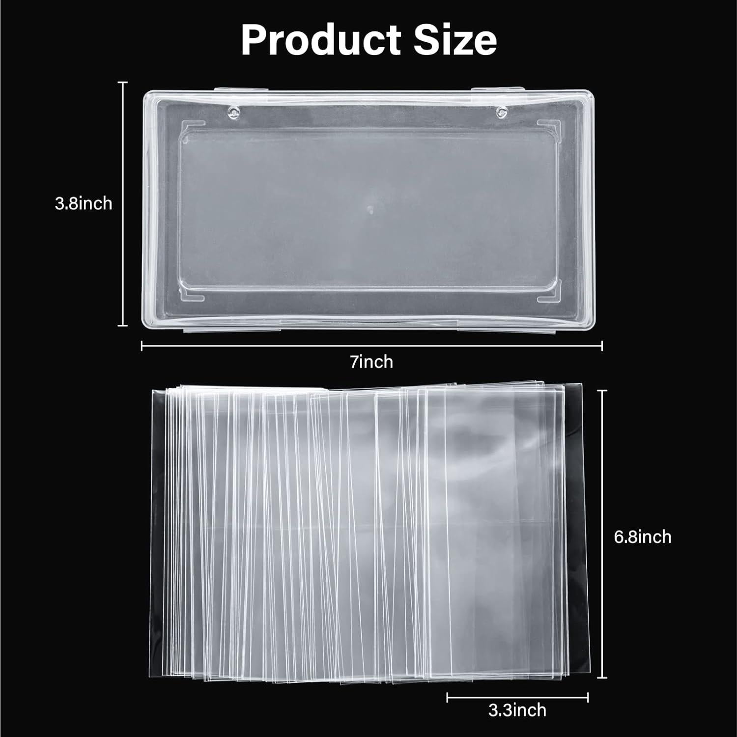 100_Pack_Paper_Money_Holders_with_Plastic_Storage_Case,_Clear_Thicken_Paper_Money_Currency_Collection_Sleeves_Protector_OPP_Bag