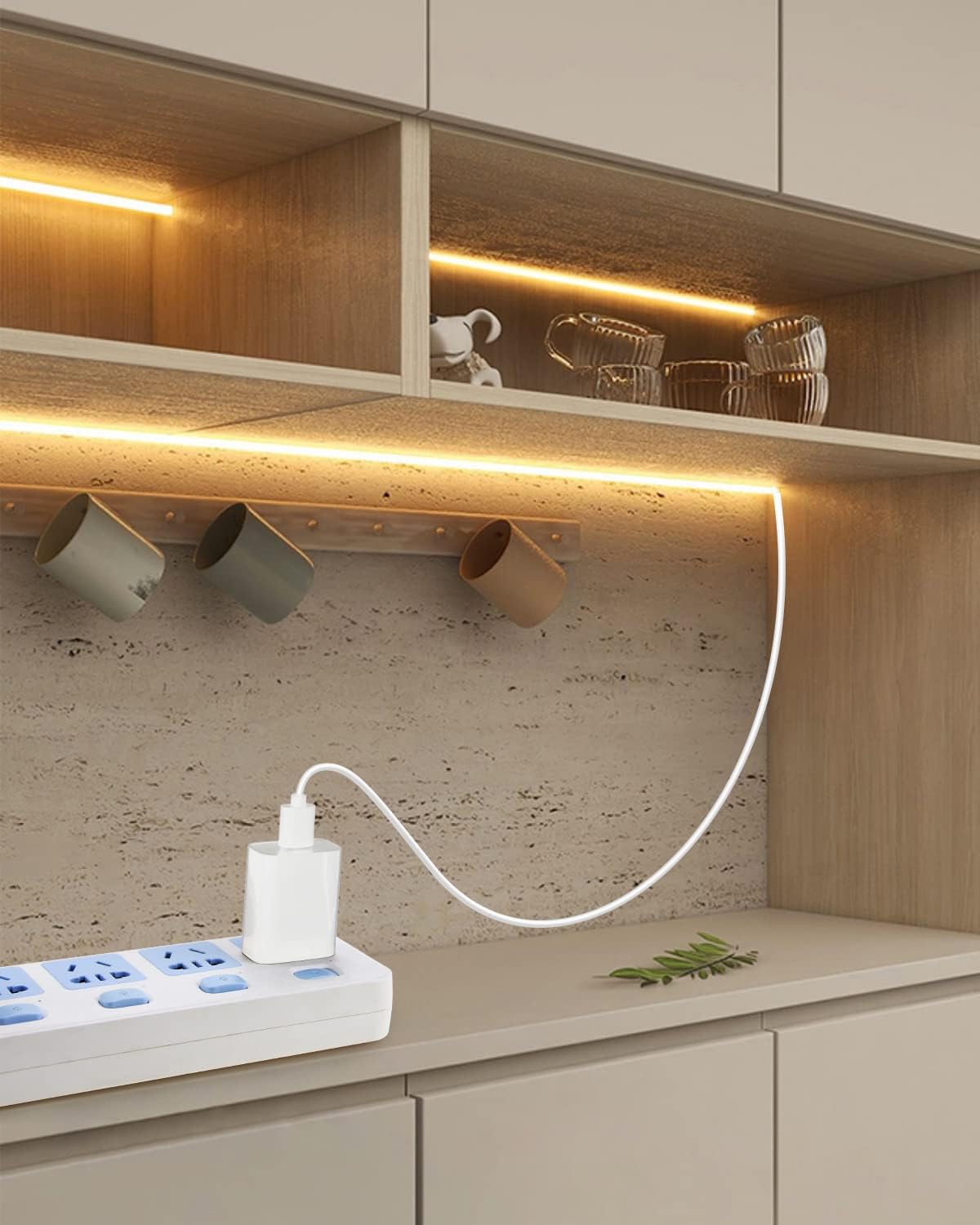 Aclorol USB COB LED Strip – Home Office Monitor Bias Light, 3000K Eye Strain Reduction