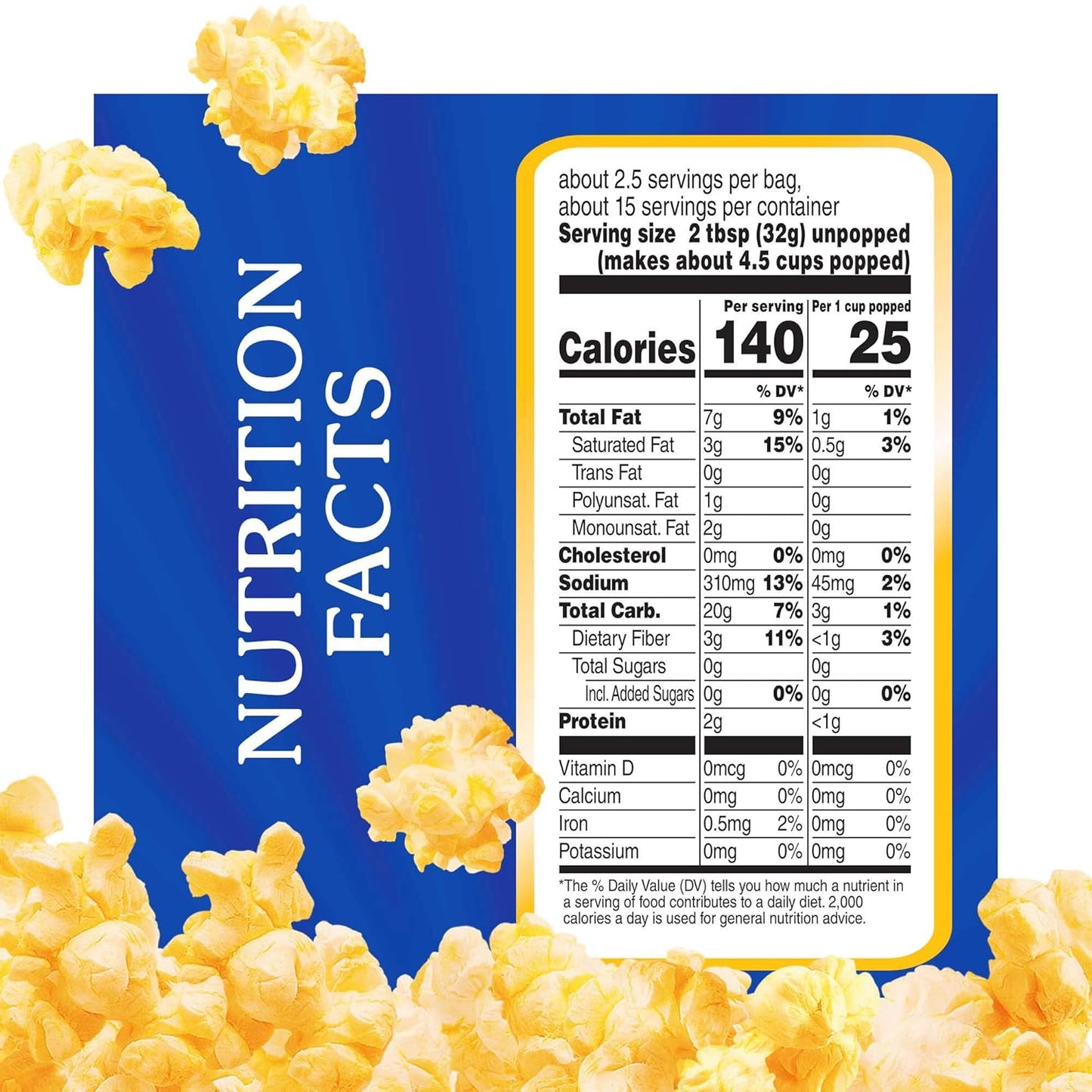 ACT II Butter Lovers Microwave Popcorn, 6 ct 2.75 oz Bags — 0g Trans Fat Mindful Snacking for the Home