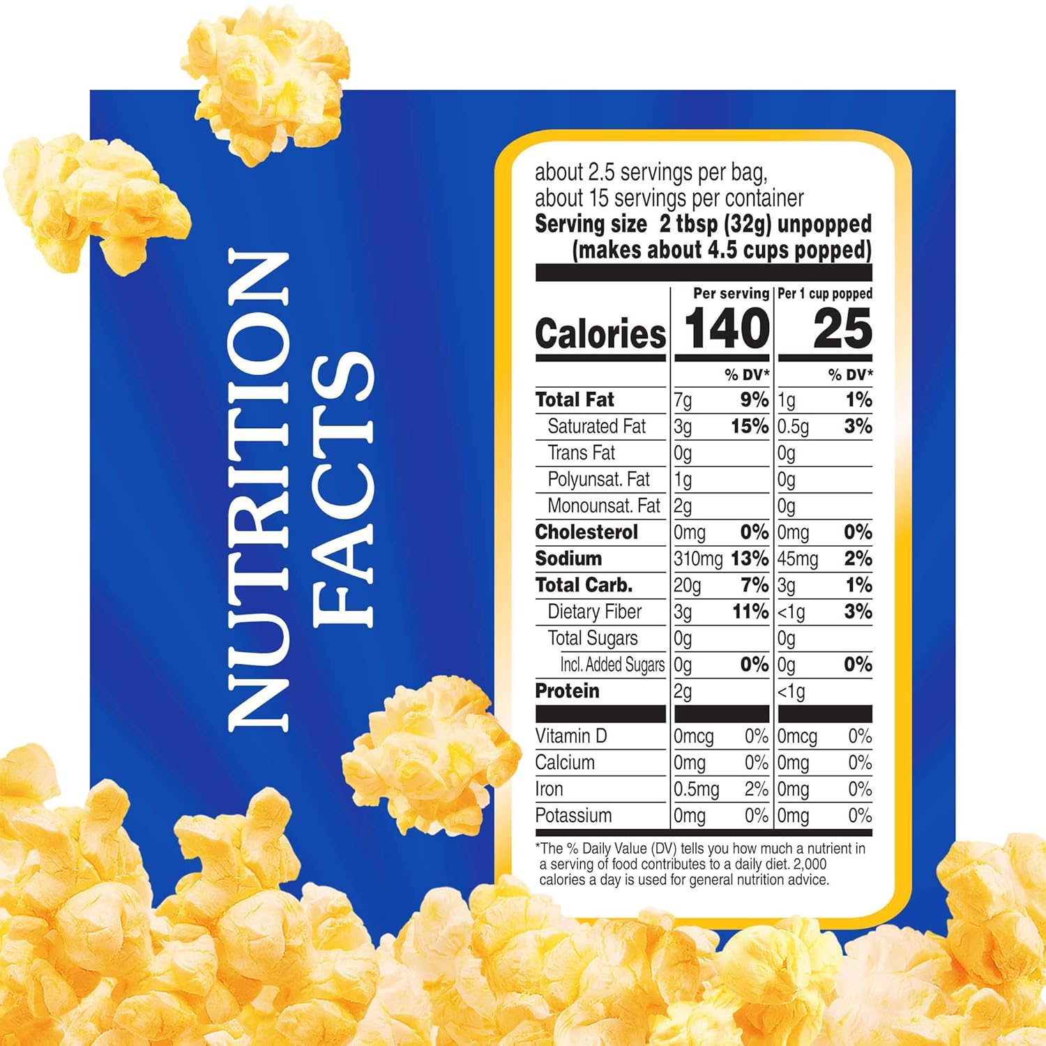 ACT II Butter Lovers Microwave Popcorn, 6 ct 2.75 oz Bags — 0g Trans Fat Mindful Snacking for the Home