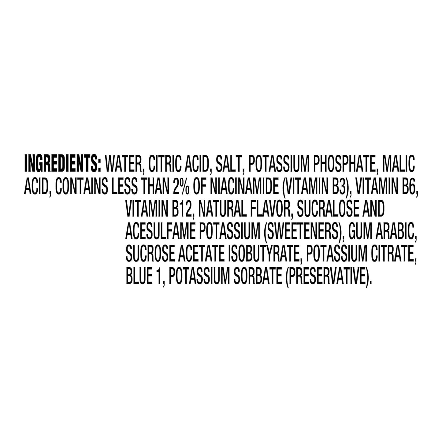 added electrolytes for hydration support