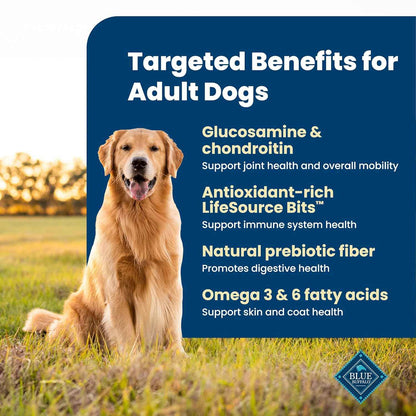 Blue Buffalo Life Protection Chicken & Brown Rice Adult Dog Food – Premium Dog Birthday Gift Basket Staple, 15 lb