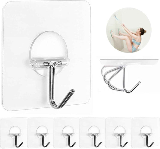 JINSHUNFA Adhesive Wall Hooks – Workspace Hook for Home Office and Study Room, No Drill