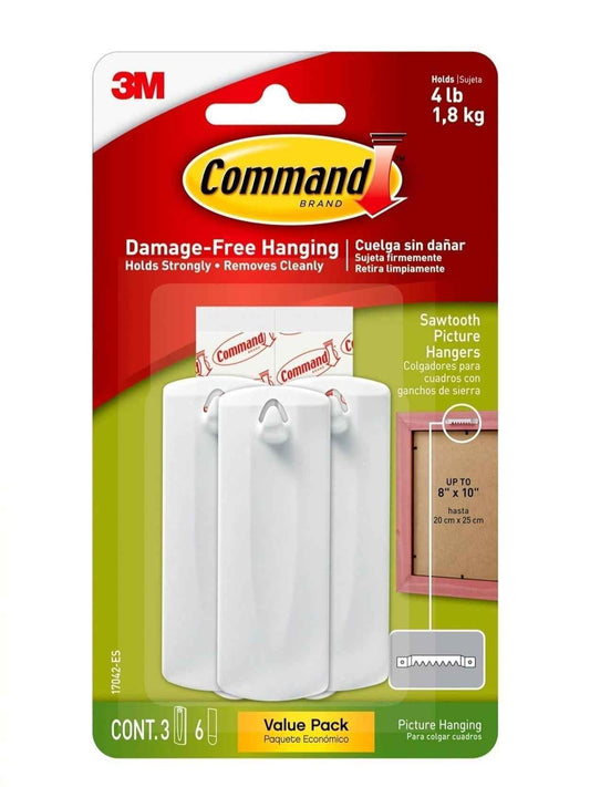 Command Large Picture Hooks – Practical Birthday Gift for Her, Easy Wall Hanging Without Nails