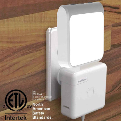 Solatec Plug-in LED Night Light – Dusk-to-Dawn Nursery Light for Kids Room and Bedroom