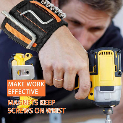 Magnetic Wristband – Practical Father's Day Gift for Dad, Holds Screws and Drill Bits While He Works