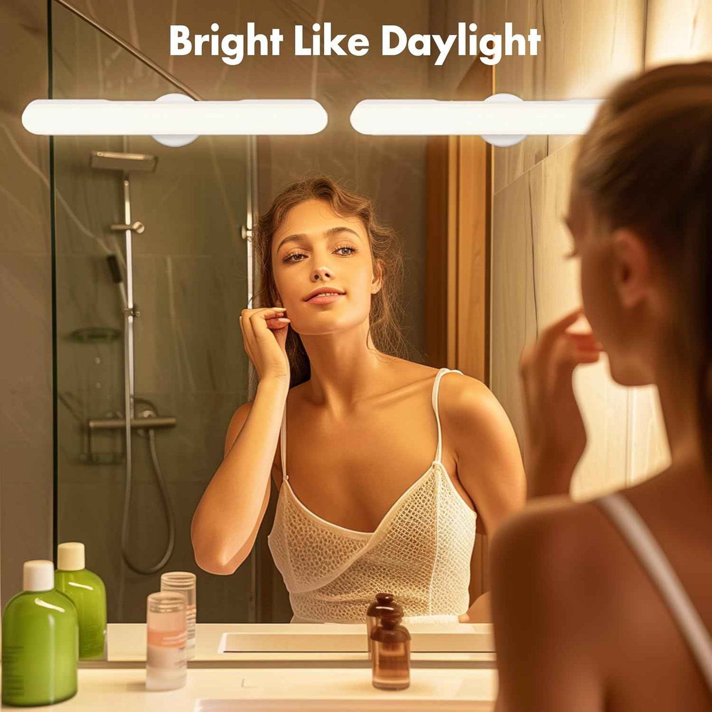 LUMIMUSE Vanity Light Bar – Clean Cordless Lighting for Minimalist Bathroom Mirrors and Tidy Vanities