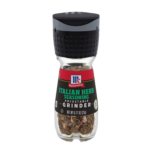 adjustable grinder head offering coarse, medium, and fine grind settings