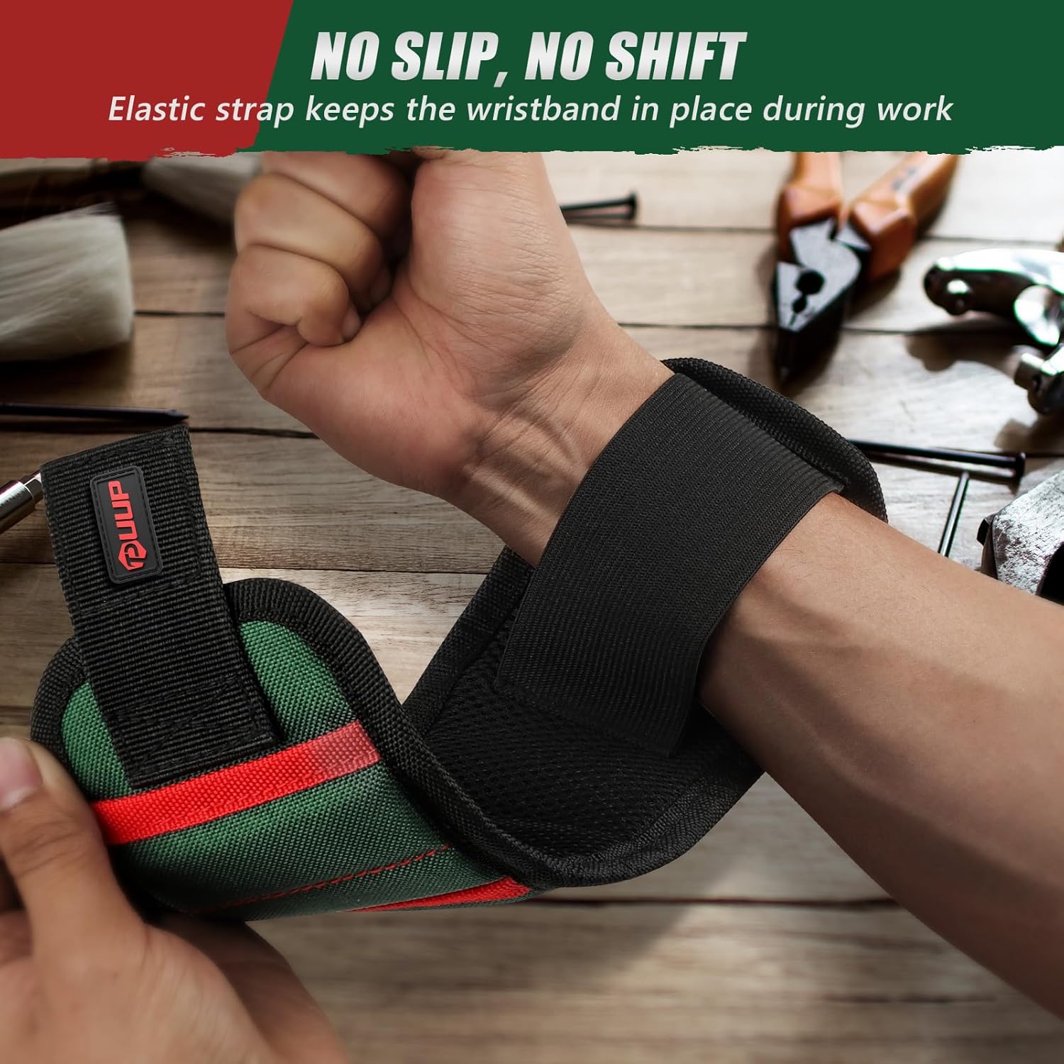 adjustable hook-and-loop closure fitting wrists from 5.5" to 10"; oxford fabric construction weighing 5.6 oz